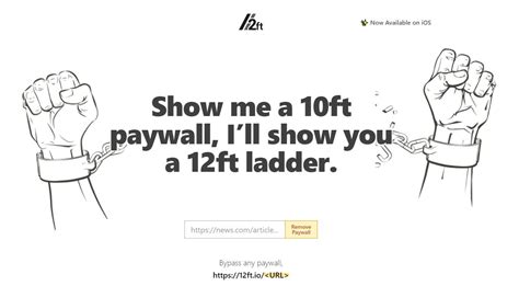 11 foot ladder paywall|15 FREE 12ft Ladder Alternatives to Remove Paywalls in 2024